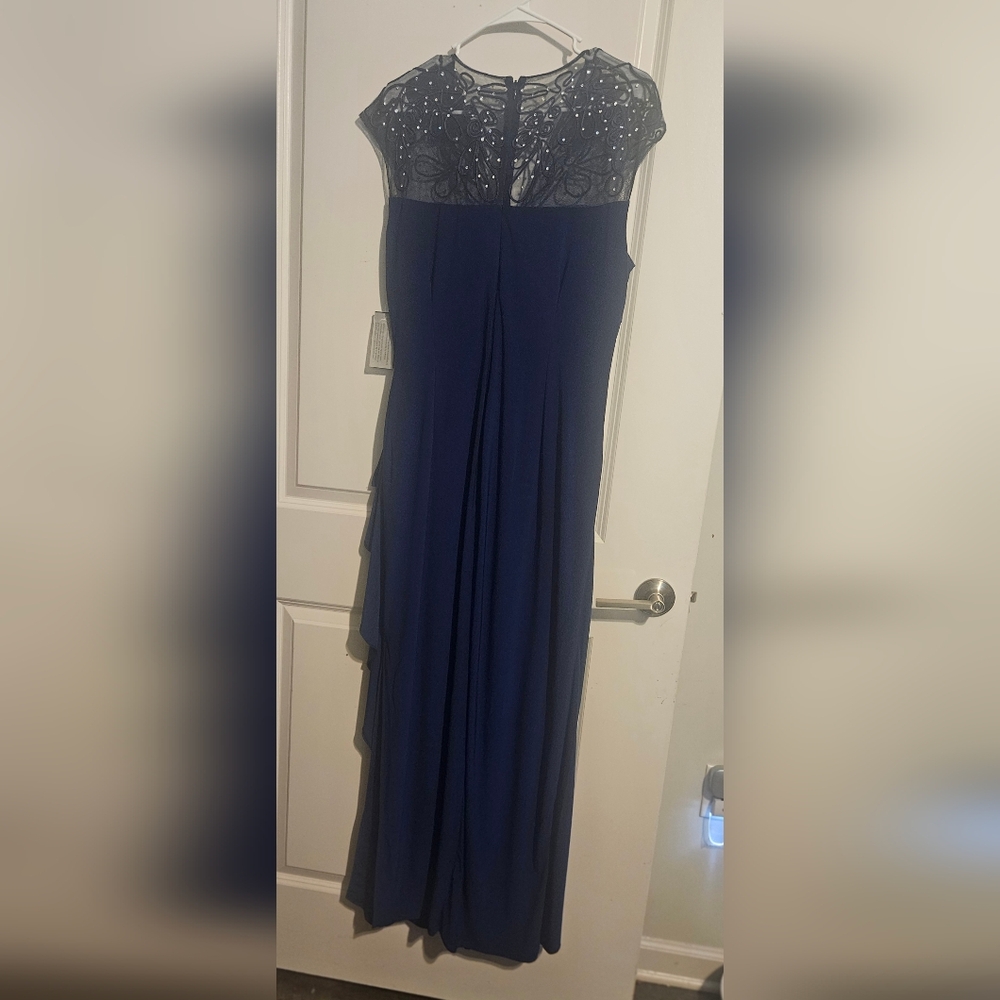 Alex Evenings blue long special occasion SZ 16